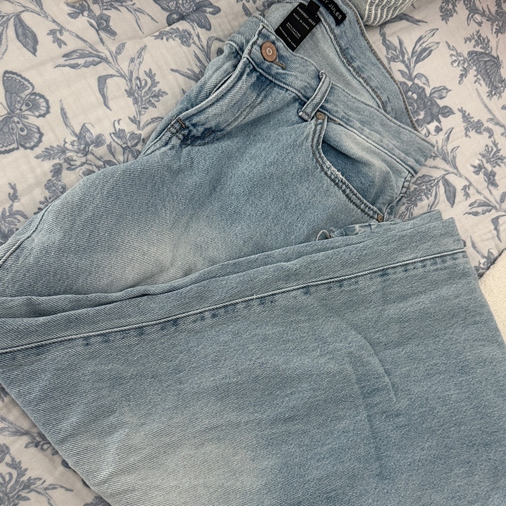 Sincerely Jules Sky Blue Wide Leg Jeans